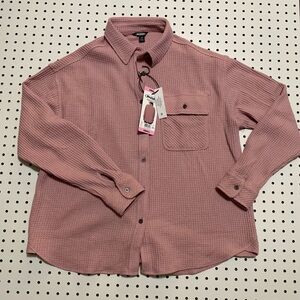 Buffalo David Bitton Men's Casual Pink Button-Down Shirt